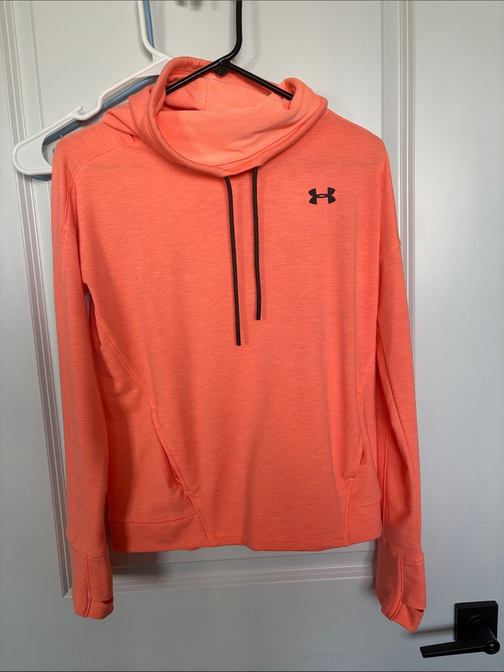 Under Armour Women’s coral Drawstring Cowl Neck Hoodie